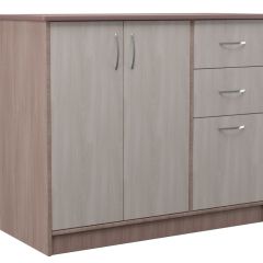 Комод АЛЛА (Ясень шимо светлый/темный) Эко в Карталах - kartaly.mebel24.online | фото