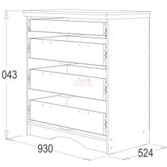 Комод Ольга-10 МДФ в Карталах - kartaly.mebel24.online | фото 2