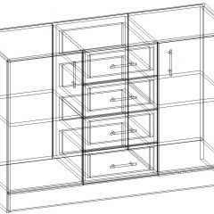 СОФИЯ Комод К1000 2Д (венге/дуб белфорт) в Карталах - kartaly.mebel24.online | фото 3