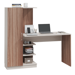 Стол компьютерный Софт (УНИ) Ясень темный/светлый в Карталах - kartaly.mebel24.online | фото 4