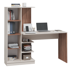 Стол компьютерный Софт (УНИ) Ясень темный/светлый в Карталах - kartaly.mebel24.online | фото 5