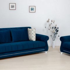 Комплект Роуз ТД 410 диван-кровать + кресло + комплект подушек в Карталах - kartaly.mebel24.online | фото
