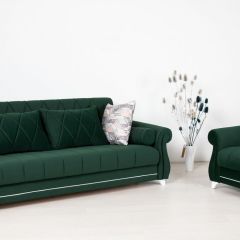 Комплект Роуз ТД 411 диван-кровать + кресло + комплект подушек в Карталах - kartaly.mebel24.online | фото