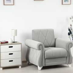 Комплект Роуз ТД 414 диван-кровать + кресло + комплект подушек в Карталах - kartaly.mebel24.online | фото 2