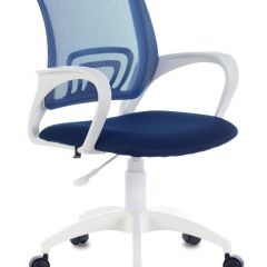 Кресло BRABIX "Fly MG-396W" (белый/темно-синее) 532399 в Карталах - kartaly.mebel24.online | фото