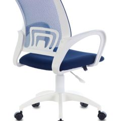 Кресло BRABIX "Fly MG-396W" (белый/темно-синее) 532399 в Карталах - kartaly.mebel24.online | фото 4