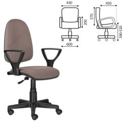 Кресло BRABIX "Prestige Ergo MG-311" (ткань, бежевое) 531873 в Карталах - kartaly.mebel24.online | фото 2