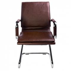Кресло для посетителя Бюрократ CH-993-Low-V/Brown коричневый в Карталах - kartaly.mebel24.online | фото 4