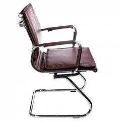 Кресло для посетителя Бюрократ CH-993-Low-V/Brown коричневый в Карталах - kartaly.mebel24.online | фото 2
