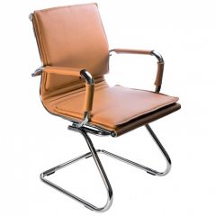 Кресло для посетителя Бюрократ CH-993-Low-V/Camel светло-коричневый в Карталах - kartaly.mebel24.online | фото