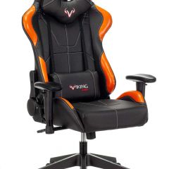 Кресло игровое Бюрократ VIKING 5 AERO ORANGE черный/оранжевый в Карталах - kartaly.mebel24.online | фото