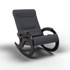Кресло-качалка Вилла 11-Т-ГР (тканьвенге) ГРАФИТ в Карталах - kartaly.mebel24.online | фото 1