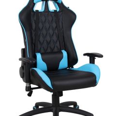 Кресло компьютерное BRABIX "GT Master GM-110" (черное/голубое) 531928 в Карталах - kartaly.mebel24.online | фото