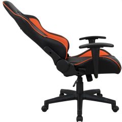 Кресло компьютерное BRABIX "GT Racer GM-100" (черное/оранжевое) 531925 в Карталах - kartaly.mebel24.online | фото 4