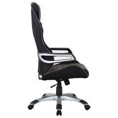 Кресло компьютерное BRABIX Techno GM-002 (ткань) черное/серое, вставки белые (531815) в Карталах - kartaly.mebel24.online | фото 4