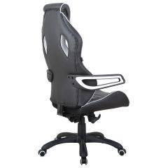 Кресло компьютерное BRABIX Techno Pro GM-003 (экокожа черное/серое, вставки серые) 531814 в Карталах - kartaly.mebel24.online | фото 7