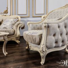 Кресло Мона Лиза (крем) в Карталах - kartaly.mebel24.online | фото 3