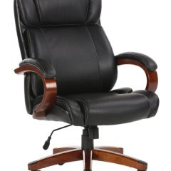 Кресло офисное BRABIX PREMIUM "Magnum EX-701" (дерево, рециклированная кожа, черное) 531827 в Карталах - kartaly.mebel24.online | фото