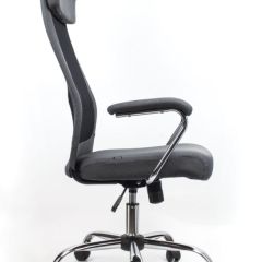 Кресло офисное BRABIX "Flight EX-540" (хром, ткань, сетка, серое) 531848 в Карталах - kartaly.mebel24.online | фото 3