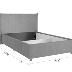 КВЕСТ Каркас кровати 1200 в Карталах - kartaly.mebel24.online | фото 3