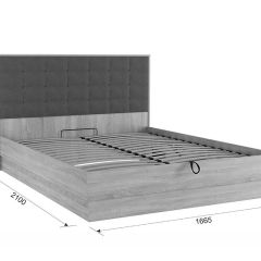 НИКОЛЬ Кровать 1.6 с ПМ в Карталах - kartaly.mebel24.online | фото 3