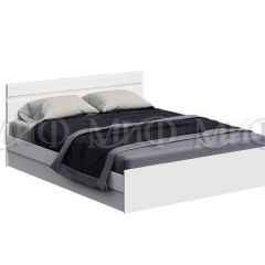 НЭНСИ NEW Кровать 1,6 м (Белый глянец холодный/Белый) в Карталах - kartaly.mebel24.online | фото
