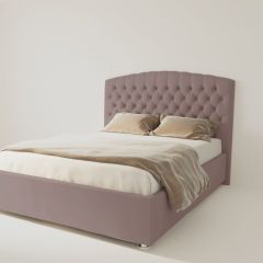 Кровать Берлин без основания 1200 (велюр темно-серый) в Карталах - kartaly.mebel24.online | фото