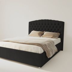 Кровать Берлин с ПМ 1400 (экокожа кольт ч) в Карталах - kartaly.mebel24.online | фото 2