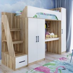 Кровать-чердак Тея (*Без Пенала) в Карталах - kartaly.mebel24.online | фото