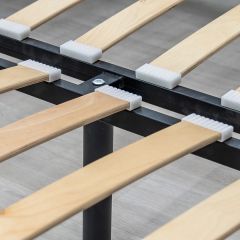 Кровать двойная Оливия 160 + ортопед. основание в Карталах - kartaly.mebel24.online | фото 14