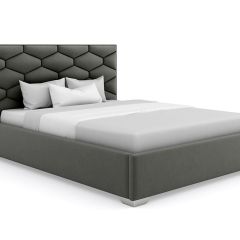Кровать Коралл интерьерная +основание (80х200) в Карталах - kartaly.mebel24.online | фото 9