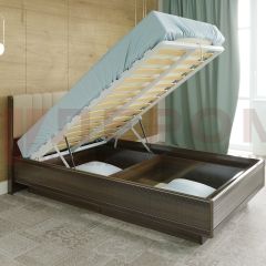 Кровать КР-1011 с мягким изголовьем в Карталах - kartaly.mebel24.online | фото 5