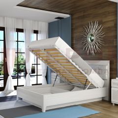 Кровать КР-1071 с мягким изголовьем в Карталах - kartaly.mebel24.online | фото 5