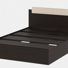 СОФИЯ Кровать КР 1400 (венге/дуб белфорт) щиты в Карталах - kartaly.mebel24.online | фото