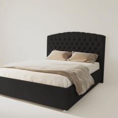 Кровать Берлин без основания 1800 (экокожа кольт ч) в Карталах - kartaly.mebel24.online | фото