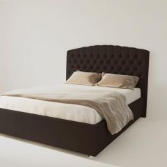 Кровать Берлин без основания 800 (экокожа коричневая) в Карталах - kartaly.mebel24.online | фото
