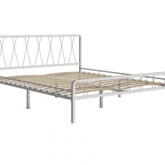 Кровать "Клэр" КМД18  Белая (1200*2000) (ножки-белые) в Карталах - kartaly.mebel24.online | фото 3