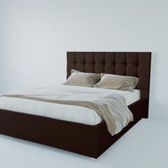 Кровать Венеция без основания 1200 (экокожа коричневая) в Карталах - kartaly.mebel24.online | фото
