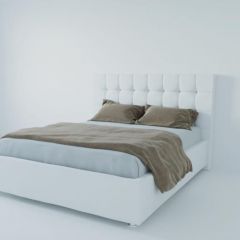 Кровать Венеция без основания 900 (экокожа белая) в Карталах - kartaly.mebel24.online | фото