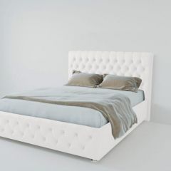 Кровать Версаль 1200 без основания (экокожа белый) в Карталах - kartaly.mebel24.online | фото