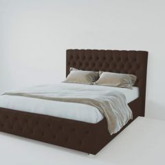 Кровать Версаль 1200 без основания (экокожа коричневый) в Карталах - kartaly.mebel24.online | фото