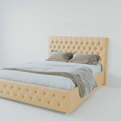 Кровать Версаль 1600 без основания (экокожа бежевый) в Карталах - kartaly.mebel24.online | фото