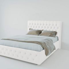 Кровать Версаль 1600 без основания (экокожа белый) в Карталах - kartaly.mebel24.online | фото