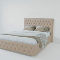 Кровать Версаль 1600 без основания (велюр светло серый) в Карталах - kartaly.mebel24.online | фото
