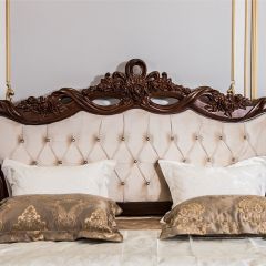 Кровать с мягким изголовьем Афина 1800 (караваджо) в Карталах - kartaly.mebel24.online | фото 4