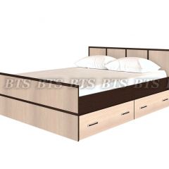 Кровать Сакура 1400 LIGHT + Проложки LIGHT 1.4 ДСП (Венге/Лоредо) в Карталах - kartaly.mebel24.online | фото