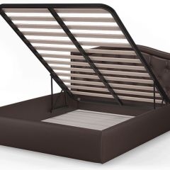 Кровать Стелла 1200*2000 Rock 12 (серо-фиолетовый) в Карталах - kartaly.mebel24.online | фото 4