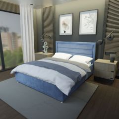 Кровать Тиана Решетка+ПМ (1600) *БЕЗ ДНА в Карталах - kartaly.mebel24.online | фото