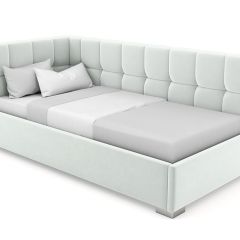 Кровать угловая Мия интерьерная +основание (80х200) в Карталах - kartaly.mebel24.online | фото 5