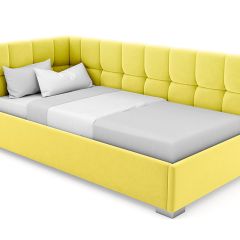 Кровать угловая Мия интерьерная +основание (80х200) в Карталах - kartaly.mebel24.online | фото 13